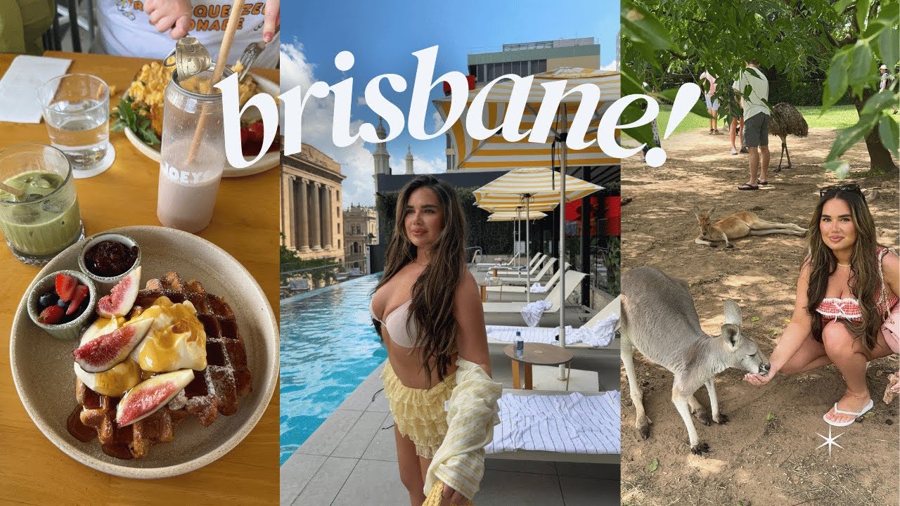 AUSTRALIA VLOG ⌗1 | brisbane, feeding kangaroos & trying yo-chi!