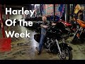 Gus wolf shows off a 2018 harley road glide