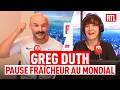 Mondial 2026 : la pause fraîcheur de Greg Duth 🤣