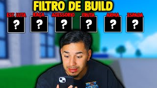 usei o FILTRO que CRIA BUILD e CACEI BOUNTY no Blox fruits 🔥