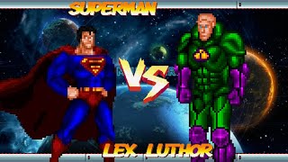 Superman Batman vs Lex Luthor Joker Justice League Task Force 2