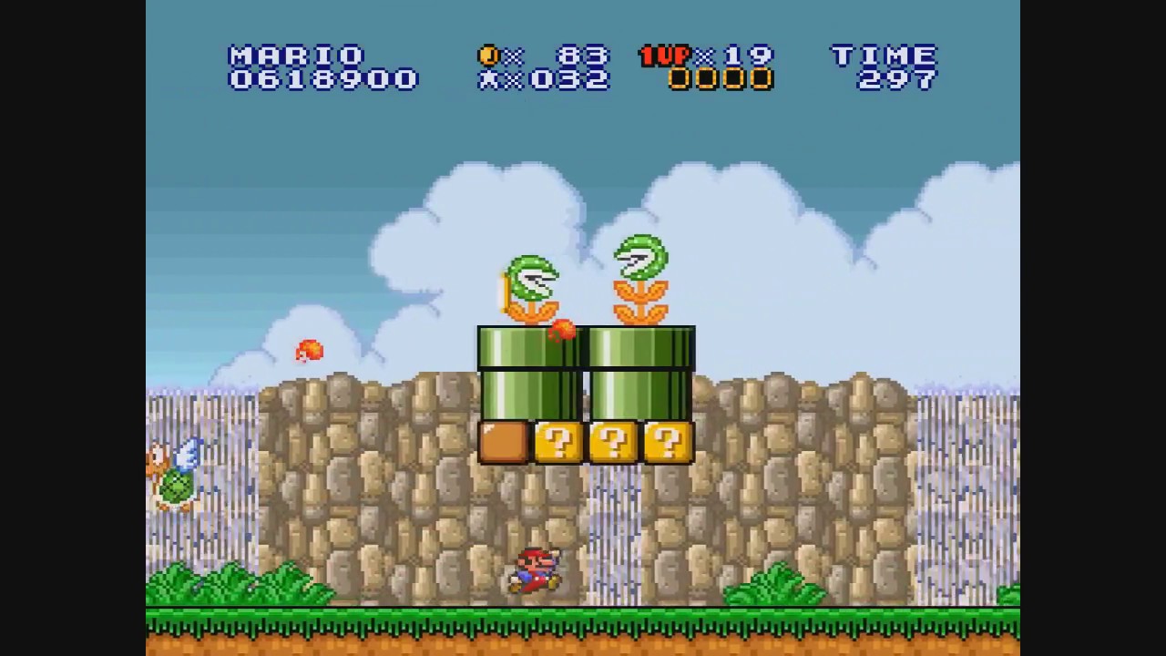 Super Mario Bros. 1X [SMW-Hack] - Part 5 - Im Flugzeug durch die ...