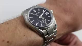 Seiko Grand Seiko Spring Drive Limited Edition SBGA127 Luxury Watch Review  - YouTube