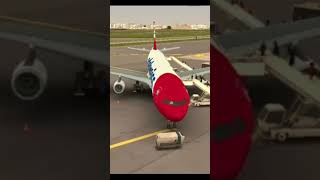 Edelweiss A346 parked in BRI