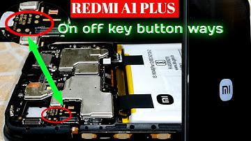 Redmi a1 plus power key not working || Redmi a1 + power key ways