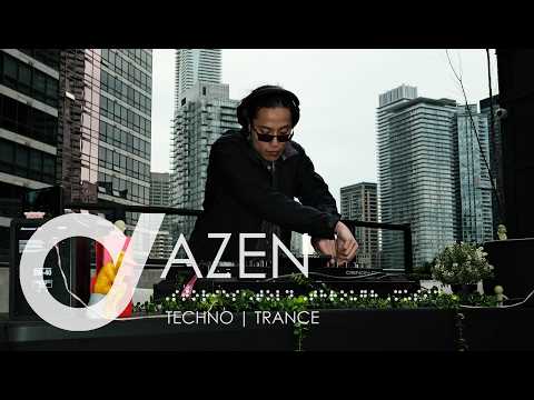 Azen | Techno & Trance Rooftop Live DJ Set | Toronto Bay Street | Orchard View