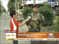 WATCH: Doris Bigornia talks to guards at Fort Sto. Domingo