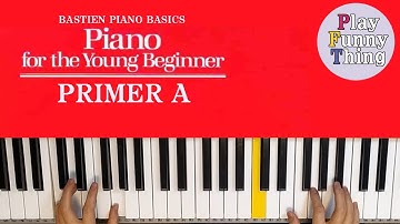 Ducks on the Pond (p.17) - Bastien Piano Basics Primer A - Piano for the Young Beginner