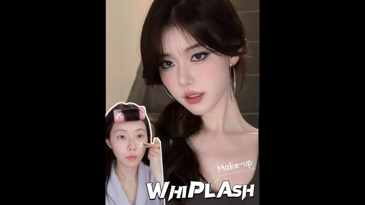 Whiplash风格🎙️丹宁小烟熏妆容初尝试！！🪼 