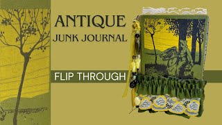 SOLD - Antique Junk Journal Flip Through by Hyperstamper