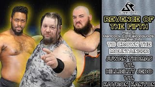 Hillbilly Jedd v Kavron Kanyon v Juwan Thomas @ Summit Pro Wrestling, Greenfield, IN 5.5.24