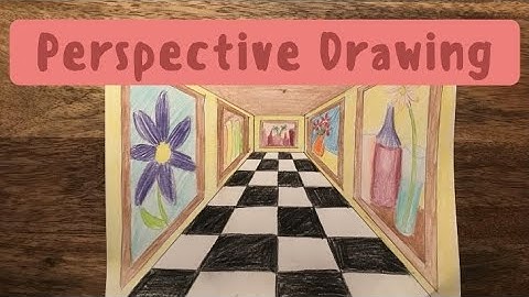 How to Draw a 1-Point Perspective View of a Gallery