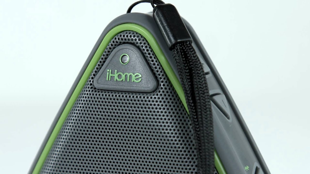 ihome splashproof bluetooth speaker system