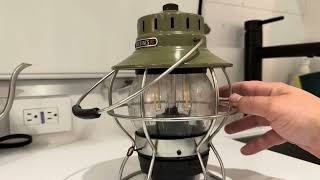HONEST Review of The Barebones Railroad Lantern   LOVE it!