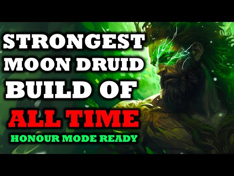 Absolute SAVAGE Moon Druid Build In Baldur's Gate 3 (Honour Mode DESTRUCTION Full Level 1-12 Guide)