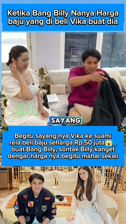 Demi suami vika rela beli baju seharga 15 juta⁉️😱 #billysyahputra #vikakolesnaya #video