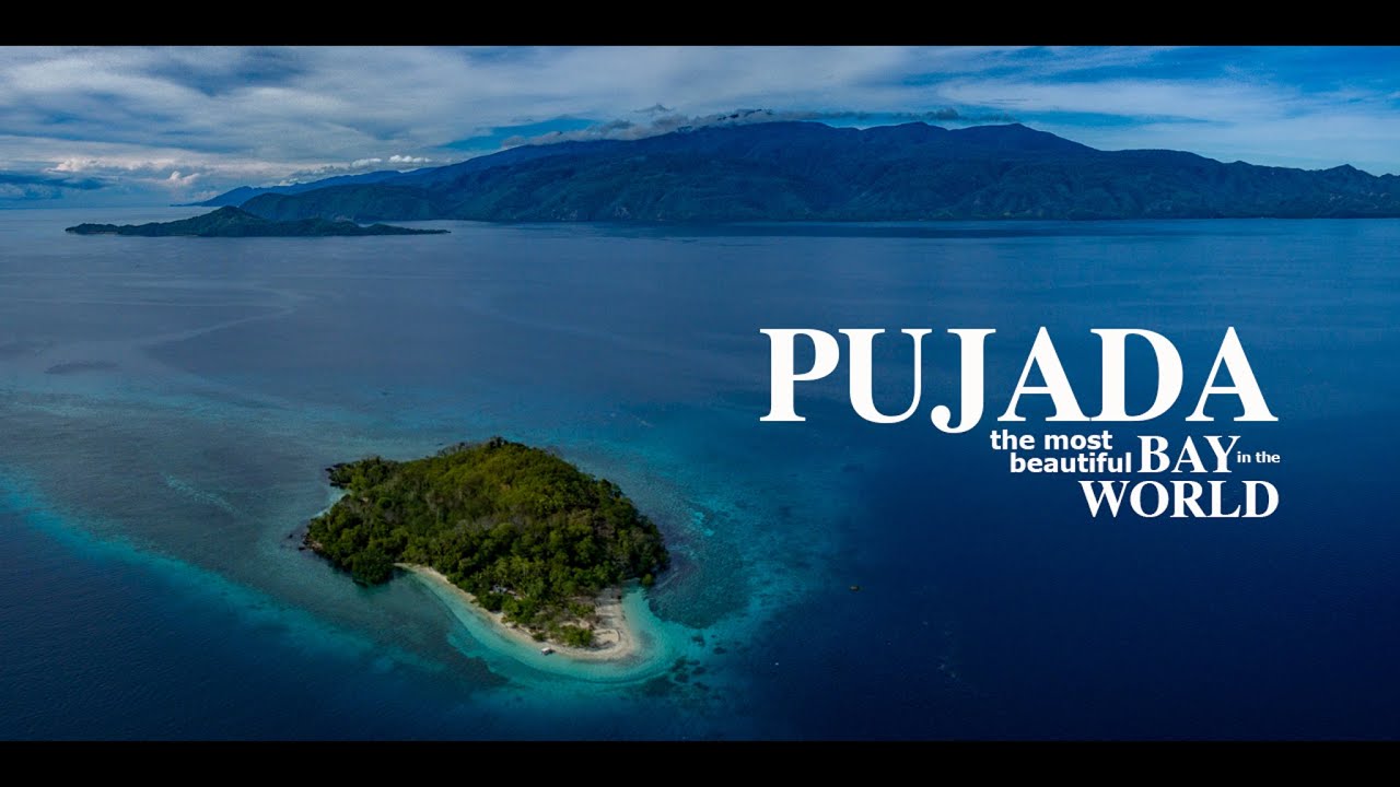 Pujada Bay, aerial tour