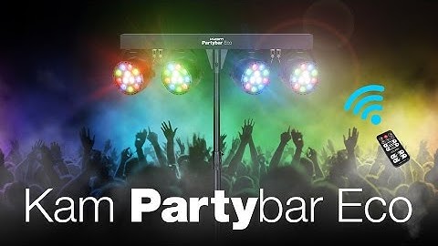 Kam Partybar Eco - Sensational lighting rig for gigs or parties
