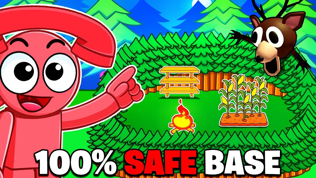 We Built THE SAFEST BASE in 99 NIGHTS IN THE FOREST ROBLOX