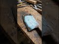We remove rust from a rusty metal knife. #RustRemoval #KnifeRestoration #MetalCleaning