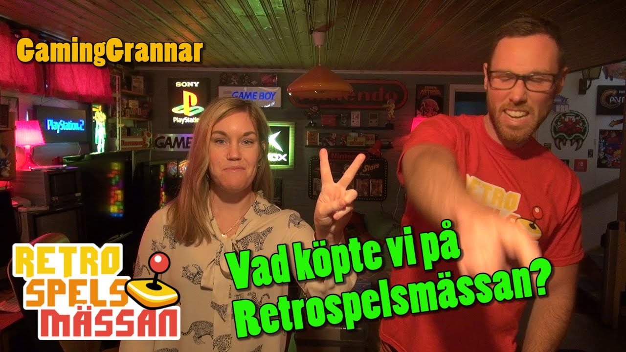 GamingGrannar: Vad köpte vi på Retrospelsmässan?