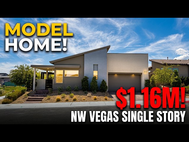 Luxury Model Single Story Home For Sale Las Vegas | Alpine Ridge by Tri Pointe Homes | $1.16m