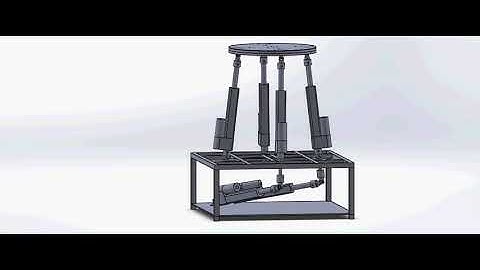 Robot song song có các dẫn động phụ phân bố bên ngoài không gian làm việc