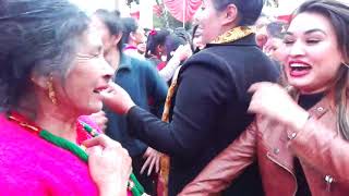Dance Nepal Dance| Super Aama Dancing| Rocking Aama On Party ...