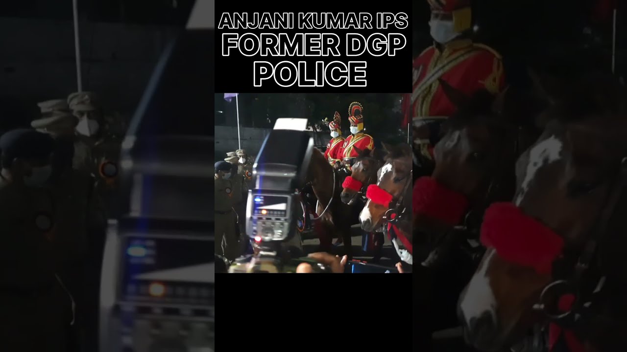 Anjani Kumar IPS, Former DGP of Telangana during a Program 