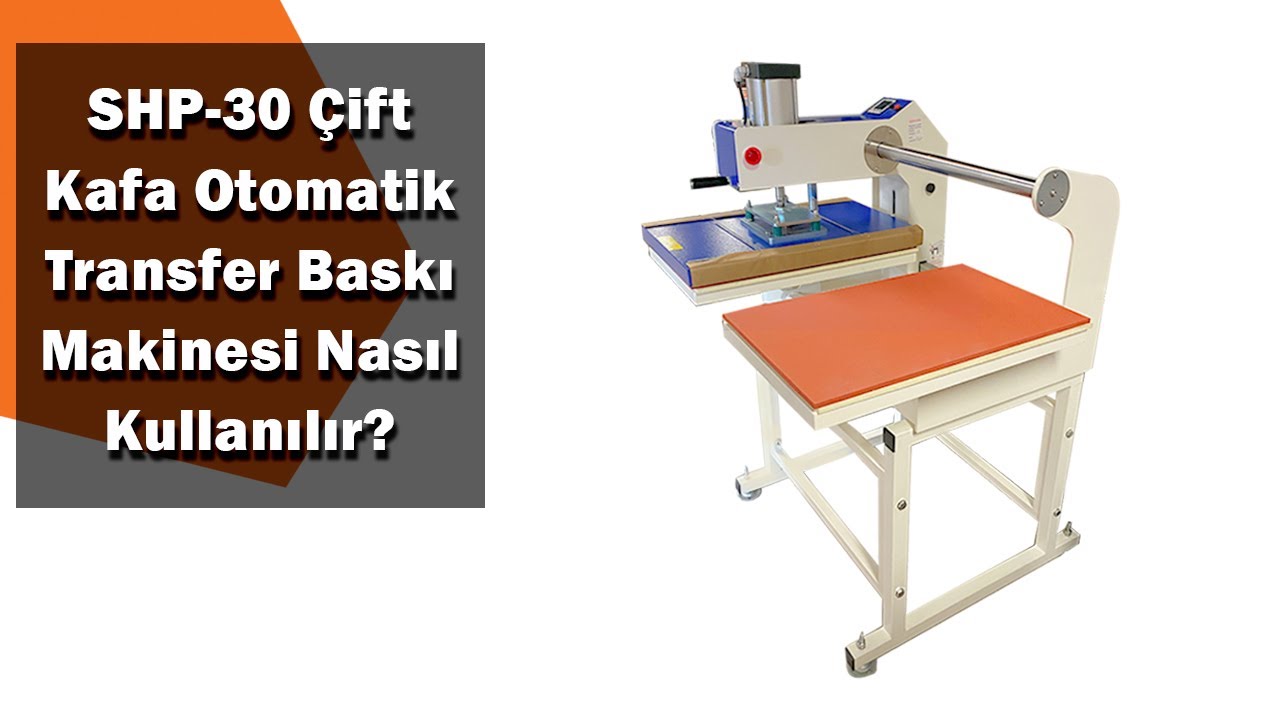 Pnömatik Çift Tablalı Otomatik Dikey Düz Isı Transfer Baskı
