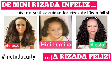 ¿Por qué mi hija tiene el pelo rizado?