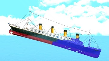 Floating Sandbox - RMS Titanic Sinking Animation