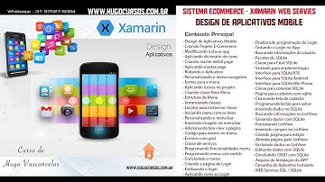 Design de Aplicativos Xamarin - Aula 01 -  Aplicativo E-Commerce
