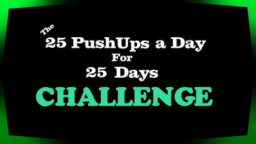 25 X 25 Push-up Challenge for PTSD, Depression & Anxiety