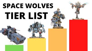 Space Wolves Units Tier List - the best and strongest Space Wolf Datasheets in Warhammer 40K