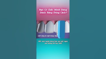 Bạn Có Chắc Mình Đang Đánh Răng Đúng Cách #dentist