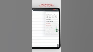 Does Noteful have handwriting recognition? #app #how
