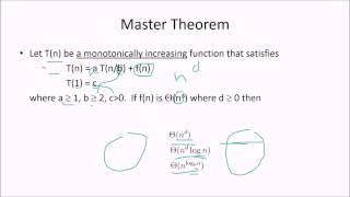 4 ALGORITHM COREMAN THE MASTER THEOREM