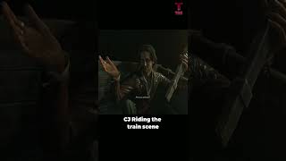 Damn CJ Riding the train scene | RE4 Remake #shorts #re4remake