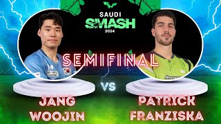 JANG Woojin vs  Patrick FRANZISKA WTT Saudi Smash 2024 MS SF