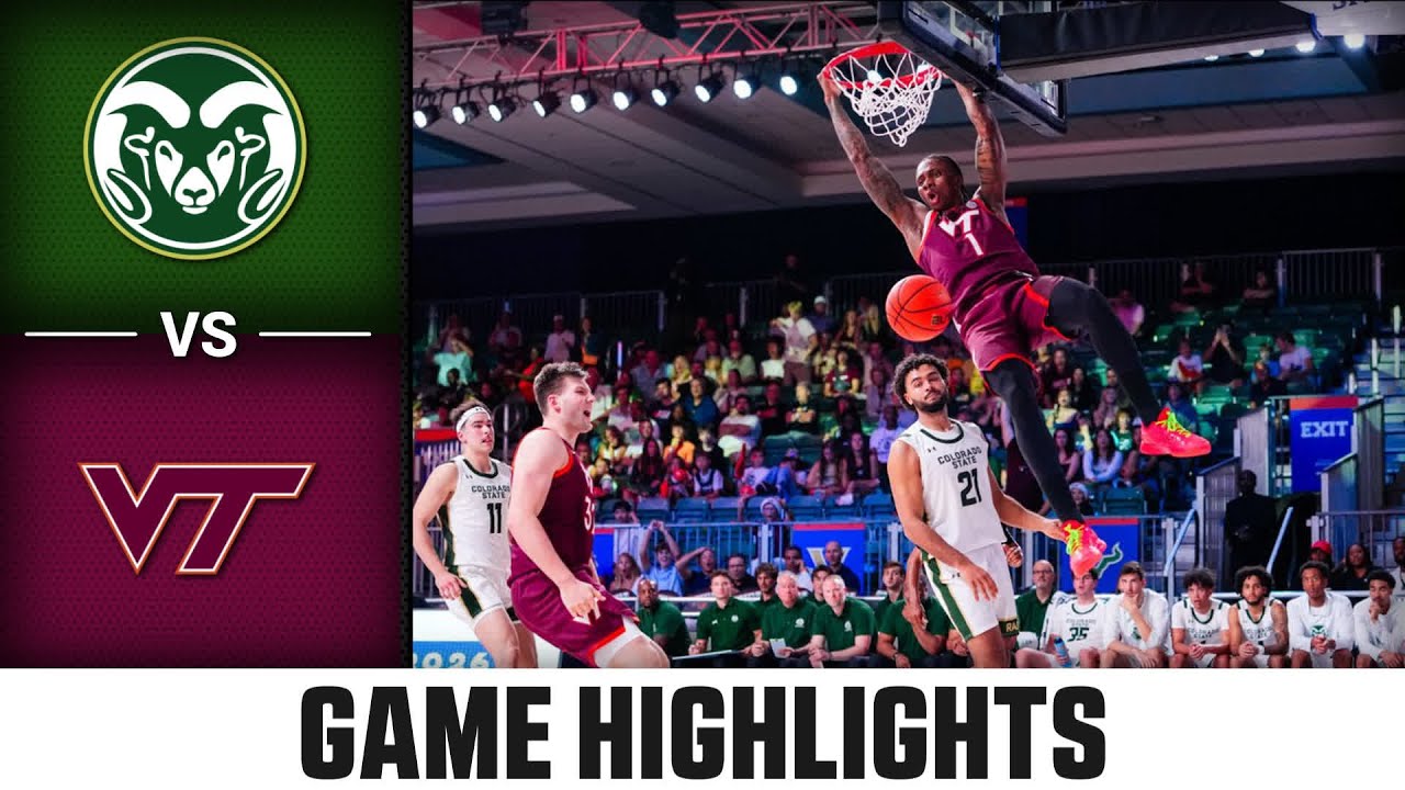 Colorado State vs. Virginia Tech Game Highlights | 2025-26 ACC Men's Basketball