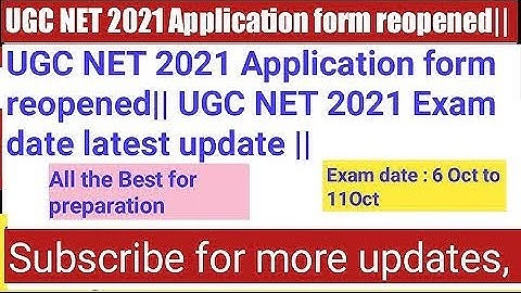 NTA UGC NET June 2021 Online Form ¦¦ How to Fill UGC NET Online Form 2021 ¦¦ UGC NET 2021 Form Apply