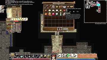Playbad: Dungeons of Dredmor (PC), Level 19 through 21 Warrior/Rogue, dungeon level 8, Part 4 of 6