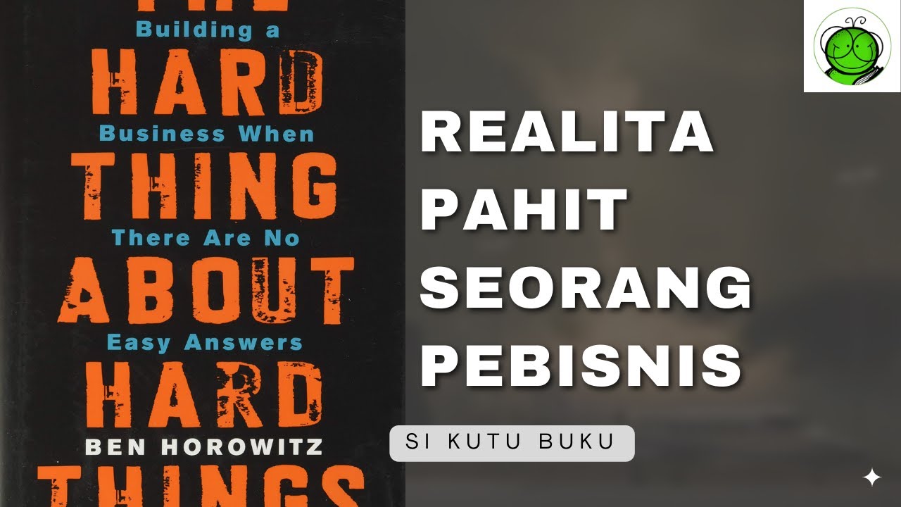 Hard things about hard things. The hard things about hard things author: Ben Horowitz pdf.