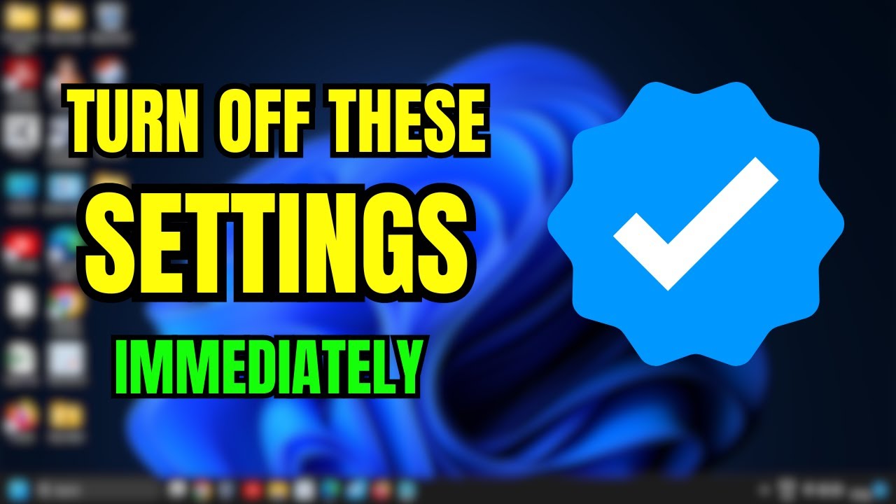 Windows 11 Laptop Settings: Turn On/Off for Security & Performance ...