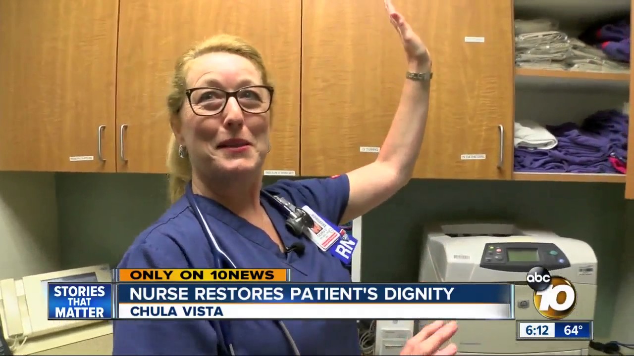 Nurse restores patient's dignity YouTube