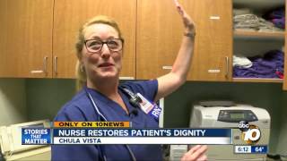 Nurse restores patient's dignity