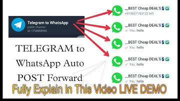 telegram channel to WhatsApp multiple groups in auto forward post, text, image autoforwarding system