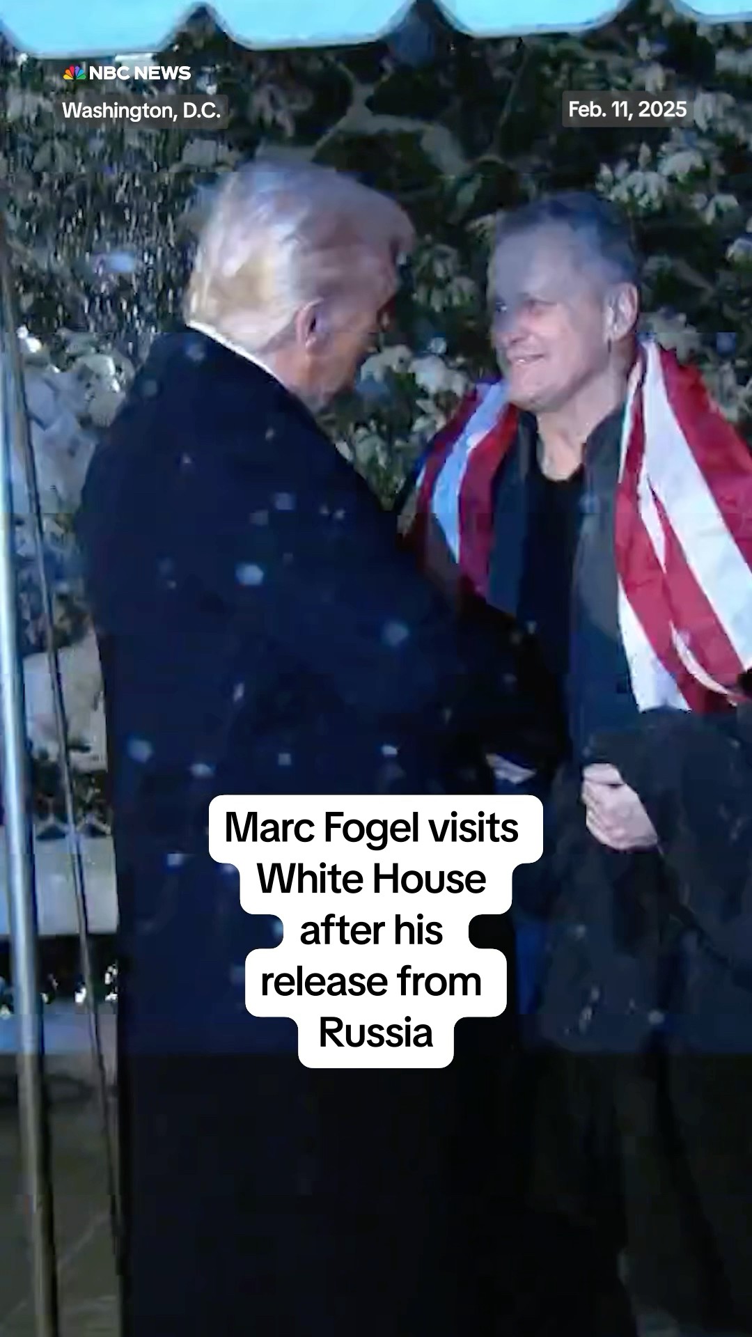 Marc Fogel meets with Trump at the White House after release from Russia
