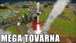 Sandboxová továrna, ve které musíš postavit raketu! - Captain of Industry #1